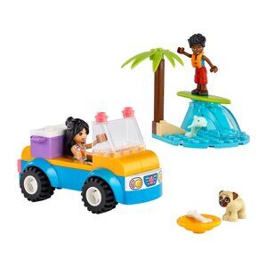 LEGO Friends Beach Buggy Fun Toy Liann  Zac Multicolored Building Kit 41725